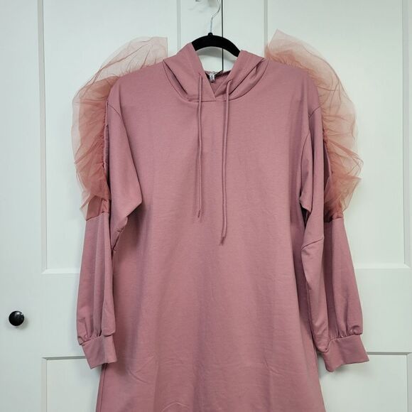 Fashion nova hooded sweatshirt dress, medium - Picture 7 of 9